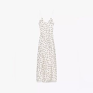 SOLD OUT: Satin Polka Dot Midi Dress